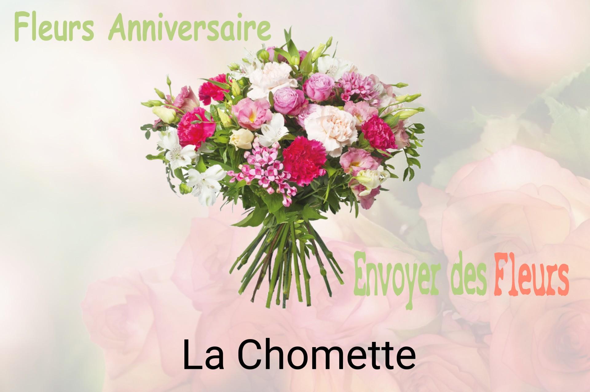 Bouquet de fleurs d’anniversaire livré à La Chomette