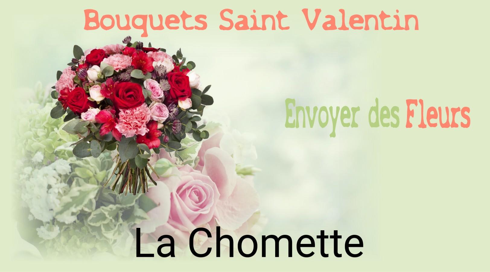 Roses de Saint-Valentin livrées à La Chomette